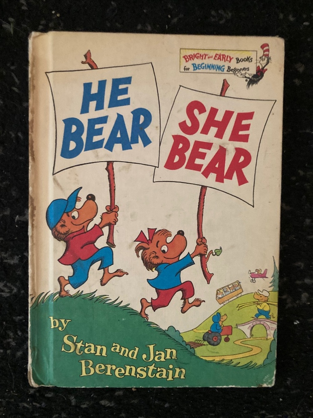 He Bear She Bear 1974 Book FIRST EDITION Stan & Jan Berenstain Used Kids VINTAGE